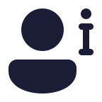 Person and "i" letter